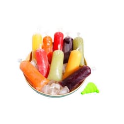 Boliz 200 Pack Popsicle Mold Bags for Ice Pops Frozen Icies Yogurt Fruit Candy Bolis Durofrio Charamuscas| 3 x 10 inches| comes with a funnel