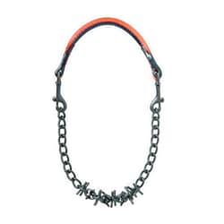 Weaver Leather Oil Rubbed Pronged Chain Goat Collar, 22