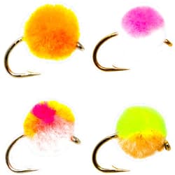 Superbe Flies 24/26/36 Premium Fly Fishing Flies Assortment | Dry, Wet, Nymphs, Streamers, Wooly Buggers, Caddis | Trout, Bass Fishing Lure