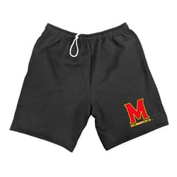 Campus Lab Official Collegiate Mens Apparel Sweat Shorts Primary Logo Black Collection