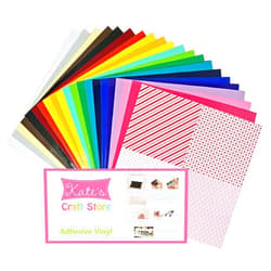 Kate's Craft Store. Top 24 Colors of Adhesive Craft Vinyl. 12