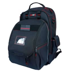 MELOTOUGH Welding Tool backpack for Tools and Helmet Extreme Gear Pack with Large Capacity Helmet Holder Luggage Storage Bag (Black)