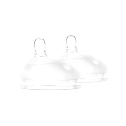 Olababy Gentle Bottle Silicone Replacement Nipple 2 Pack (6+ Months/Fast Flow)