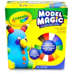 Crayola Model Magic Deluxe Variety Pack (14 Packs), Kids Air Dry Clay, Modeling Clay Alternative, Craft Supplies for Teachers, 7oz