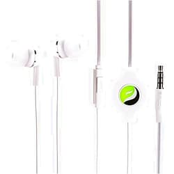 PHONIL Hi-Fi Sound Retractable White Headset Earphones Dual Earbuds Mic for iPad - iPod - iPhone 6 6S Plus 5S - Samsung Galaxy Note8 Note 9, S8 S9 Plus S7, S6, Edge, S5 - LG G3 G4 G5 G6 G7 - All 3.5mm Phones