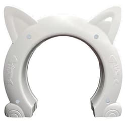 Fhiny Cat Door Interior Door, Back Friendly Kitten Doors Without Flap for Wall Durable and Easy to Install Adds Privacy Pet Door Up to 20 Lb Cute Pass Hole Corridor for Cats Doggies Kitties