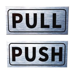 PATIKIL Push Pull Door Sign, 1 Set 2