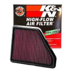 K&N High-Flow Original Lifetime Engine Air Filter: Increase Power & Acceleration, Washable, Premium, Replacement Car Air Filter: Compatible with 2010-2017 Chevy/GMC (Equinox, Terrain), 33-2439