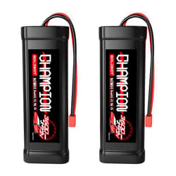 GOLDBAT 3600mAh 7.2V NiMH Battery with T Connector for RC Car RC Truck LOSI Associated HPI Kyosho Tamiya Hobby (2 Pack)