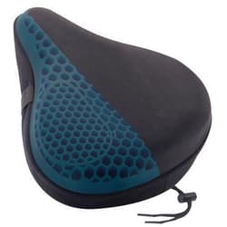 Zacro Wide Bike Seat Cushion - Honeycomb Gel Bike Seat Cover for Men & Women Comfort, Extra Soft Padding Bicycle Saddle fit for Peloton, Spin Stationary Exercise, Mountain Road Cycling Bike