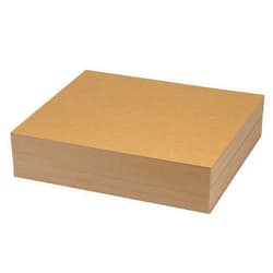 Samsill Chipboard Sheets 8.5 x 11 Inches, 50 Pack, Acid Free, 0.057” Heavy Weight, Brown, Create Three-Dimensional Embellishments for Cards, Mixed Media, Crafts, Fabric Organizer