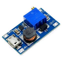 JacobsParts 10pcs JacobsParts DC-DC Micro-USB Step Up Boost Module 2-24V Input 5V 9V 12V 28V Adjustable Output Power Converter MT3608