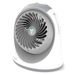 Vornadobaby Breesi Nursery Air Circulator Fan for Baby and Kids Room with Child Lock, Hidden Cord Storage, Finger-Friendly Design, White