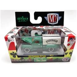 M2 Machines by M2 Collectible Wild-Cards 1949 Studebaker 2R Truck 1:64 Scale WC14 17-40 Green Details Like NO Other! 1 of 4000