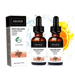 Baicai 2PCS EELHOE Melanin Correcting Facial Serum, Dark Spot Correcting Glow Serum, Mild and Not Stimulating for Any Part