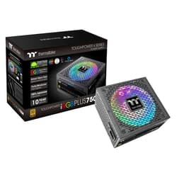 Thermaltake Toughpower iRGB Plus 750W 80+ Gold SLI/Crossfire Ready RGB LED ATX12V V2.4/ EPS V2.92 10 Year Warranty Fully Modular Digital Power Supply PS-TPI-0750F3FDGU-1