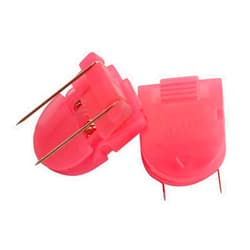 Gloperti Panel Cubicle Clip for Fabric Panels, Standard Size, 40-Sheet Capacity, Pack of 20, Colour Red