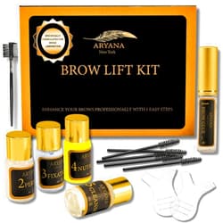 ARYANA NEW YORK Eyebrow Lamination Kit | At Home DIY Brow lamination | Instant Professional Lift For Fuller Eyebrows | Brow Brush And Micro Brushes Added