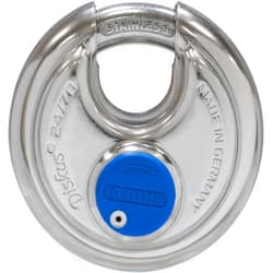 ABUS 24IB/70 Diskus Storage Padlock with 2 Keys for Outdoor, Storage, Marine, 2.75in (70mm) Wide (Keyed Alike, 1)
