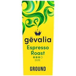 Gevalia Espresso Dark Roast 100% Arabica Ground Coffee (12 oz Bag)