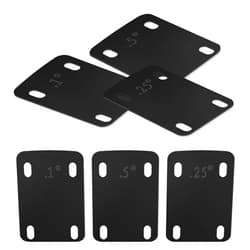 YASUOA Premium Nylon Plastic Guitar Neck Shim for Effective Alignment & Angle Adjustment, Suitable for All Types of Guitars-3pcs