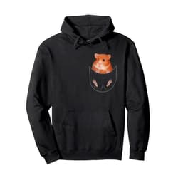 Funny Hamster Lover Apparel for Women Men Kids Kids Hamster Clothes Pocket Animal Outfit Gift Hamster Pullover Hoodie