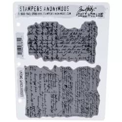 Stampers Anonymous Tim Holtz Cling Rubber Stamp Set, 7