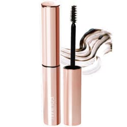 EQUMAL Live Brow Texturizer – Long Lasting Eyebrow Setting Fix Gel - Texture Refining Eyebrow Thickener in Clear Charcoal Color – Brow Shaping & Nourishing with Spoolie Brush, 0.16 fl.oz.