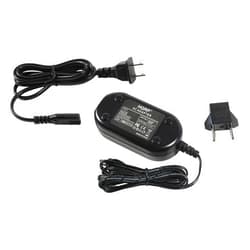 HQRP AC Adapter Charger Compatible with JVC Everio GZ-MG130US GZ-MG37US GR-D270US GR-D850 GZ-MG155US GZ-MG330A GZMG130US Camcorder with USA Cord & Euro Plug Adapter