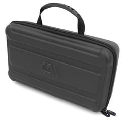 CASEMATIX Barber Bag and Clipper Case Fits Hair Clippers & Accessories For Men and Women - Barber Case For Clippers and Supplies Fits up To Three Corded Clippers, Clipper Guard Holder and More