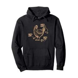 Funny Funny Guess What? Chicken Butt! Gifts Funny Guess What? Chicken Butt! Cute Chicken Lover Pullover Hoodie
