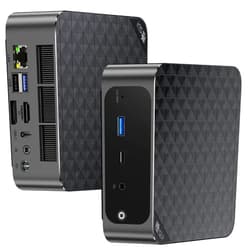 Beelink Mini PC AMD Ryzen 9 6900HX Up to 4.9GHz 8C/16T, SER6 32GB DDR5 RAM 1TB SSD PCIe4.0, Radeon 680M Graphics 12core 2400 MHz, 2.5G LAN Mini Computer WiFi 6/BT5.2/HDMI/DP/USB4.0,Gaming/Office