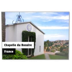 Photomagnet La Chapelle Du Rosaire À Vence, Fridge Magnet