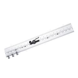 wolfcraft Dowelling jig I 4650000 I Multifunctional Drill Gauge for Dowel Joints and Rows of Shelf Support Holes