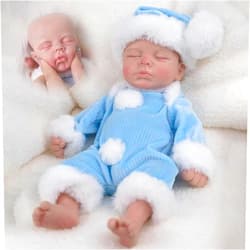 GUIENRLEA 12.2-inch silicone filled reborn doll, lifelike doll, lovely silicone doll-boyl doll and clothes.