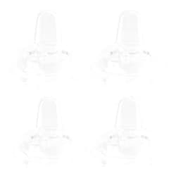 XUNICUTE Sippy Cup Nipples for Philips Avent Natural Baby Bottles, My Grippy Spout Sippy Cup and Natural Trainer Sippy Cup, Soft 100% Silicone Sippy Spout Nipples, 6m+, 4 Count
