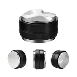 HOMEE 58mm Espresso Distributor & Tamper, Coffee Distributor Adjustable Height, Coffee Leveler Fits with Two-in-one Double-head and Flat-bottom Three Leaf for Macaroons Espresso Coffee