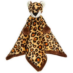 Teddykompaniet Båstad Baby Comforter Toy Blanket Leopard Diinglisar Leopard Print - Baby Security Blanket - Soother Stuffed Plush Animal Blankies for Newborn, Toddler & Kids