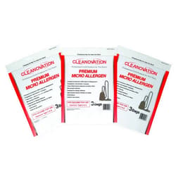 Cleanovation Vacuum Cleaner Bags generic replacement for Kenmore C & Q, 5055, 50557, 50558; Panasonic Type C; 9-pack - Micro Allergen Bag, Lined Allergen Bags, Micro Lined Bags