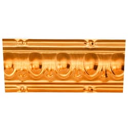 Great Lakes Tin Huron Copper Crown Molding - 6 inch Sample - Perfect for DIY and Home Renovation Projects - Easy to Install