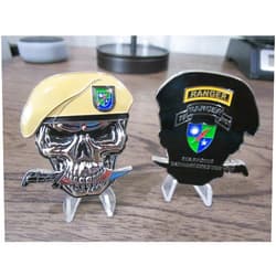 Oneworldtreasures 75th Ranger Regiment Army Rangers Lead The Way USASOC Beret Skull Challenge Coin