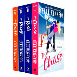 By Elle Kennedy (Author) Briar U Series 4 Books Collection Set By Elle Kennedy (The Chase, The Risk, The Play, The Dare)
