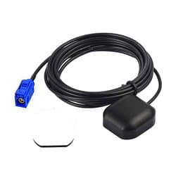 Bingfu Vehicle Waterproof Active GPS Navigation Antenna Fakra C Blue GPS Antenna Compatible with Car Truck SUV Head Unit