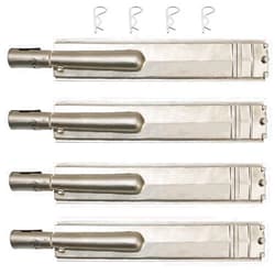 Cmanzhi BUBurner (4-Pack) 16 Inch Heavy Duty Stainless Steel Burner for Bull, Outdoor Premium Gas BBQ Grill Burner Replacement for Bull Cal Flame Blaze Aussie Bakers Chefs Turbo Thermos Char
