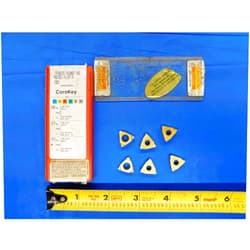 M & J Tooling LLC 6pcs New SANDVIK COROMANT R166.0G-16UN01-160 1020 TiN Carbide Threading Inserts - BR4933TBB1