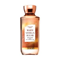 Bath & Body Works Warm Vanilla Sugar Body Wash, Nourishing Cleanser with Pro-Vitamin B5 & Aloe, Sparkling Sugar and Sweet Vanilla Scent, Gentle for Daily Use, 10 fl oz - 1 Pack