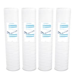 Geekpure Whole House String Wound PP Sediment Replacement Filter Cartridge-4.5