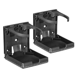 Spurtar 2pcs Adjustable Folding Drink Holder Fit Most Size Mugs Bottle Wall Cup Holder Car Water Bottle Holder for Trucks, RVs, Vans, Boats, Campers, Caravans 60-100MM