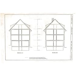 Historic Pictoric : Blueprint HABS ORE,18-CRALA,1- (Sheet 23 of 25) - Crater Lake Lodge, Off Route 62, Klamath Falls, Klamath County, OR 24in x 16in