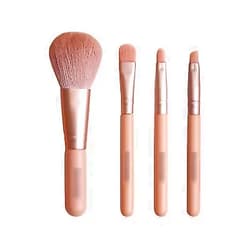 OGMAY Professional 4pcs/Set Mini Brush Foundation Brush Make-up Brushes Cosmetic Face Powder Brush for Makeup Beauty Tool